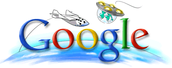 Google Logo - Space Ship One