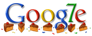 Google Logo - Google's 7th Birthday