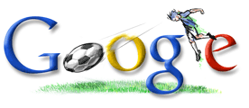 Google Logo - Football World Cup