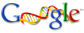 Google Logo - 50th Anniversary of Understanding DNA