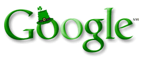 Google Logo - St. Patrick's Day