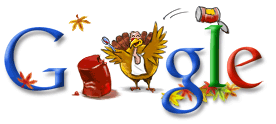 Google Logo - Thanksgiving