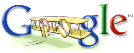 Google Logo - 100th Anniversary of Flight