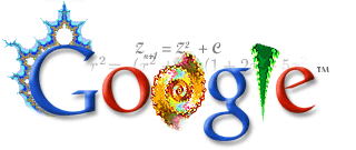 Google Logo - Gaston Julia's Birthday