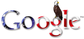 Google Logo - 4th of July