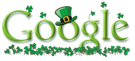 Google Logo - St. Patrick's Day