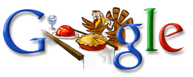 Google Logo - Thanksgiving