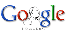 Google Logo - Martin Luther King Day
