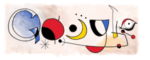 Google Logo - Joan Miro's Birthday