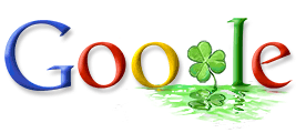 Google Logo - St. Patrick's Day