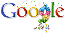 Google Logo - Google's 9th Birthday