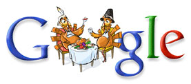 Google Logo - Thanksgiving Day