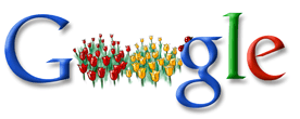 Google Logo - 1st Day of Spring