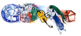 Google Logo - Marc Chagall's Birthday