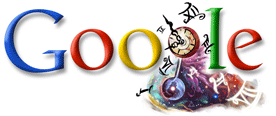 Google Logo - Christiaan Huygens' Birthday