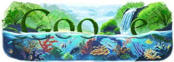 Google Logo - Earth Day