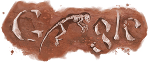 Google Logo - Missing Link Fossil Discovery