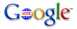 Google Logo - U.S. Presidential Election