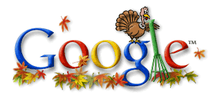 Google Logo - Thanksgiving