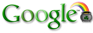 Google Logo - St. Patrick's Day