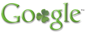 Google Logo - St. Patrick's Day