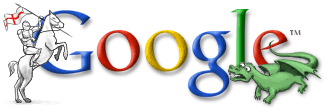 Google Logo - St. George's Day, UK