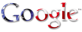 Google Logo - 4th of July