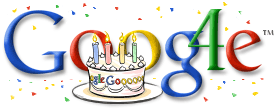 Google Logo - Google's 4th Birthday