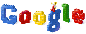 Google Logo - 50th Anniversary of the LEGO