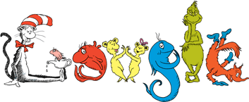 Google Logo - Dr. Seuss' Birthday