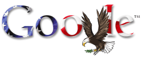 Google Logo - 4th of July