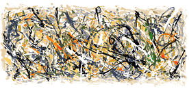 Google Logo - Jackson Pollock's Birthday