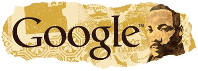 Google Logo - Martin Luther King Day